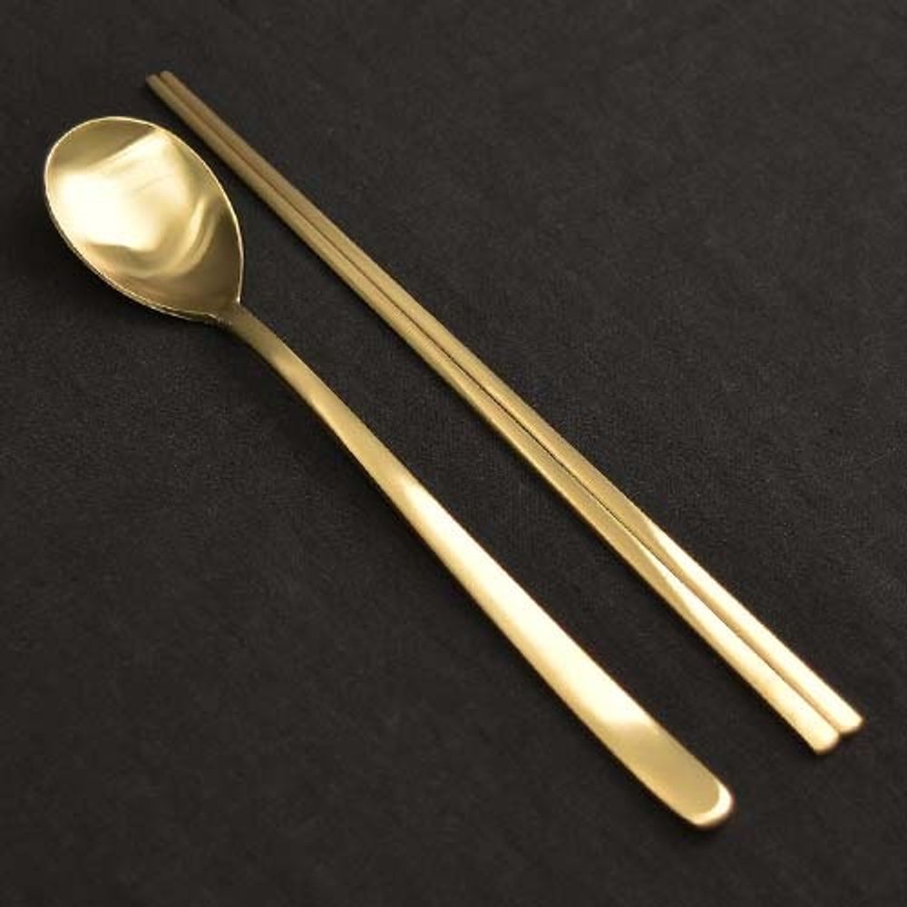 [HAEMO] Dios,  Titanium Spoon & Chopsticks _ Reusable Stainless Steel, Korean Chopstick Spoon _ Made in KOREA