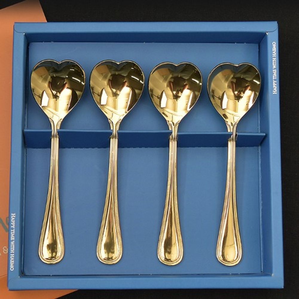 [HAEMO] Countess Heart Spoon – Unique Heart Design, Multi-Purpose Use, Premium Stainless Steel, Made in Korea