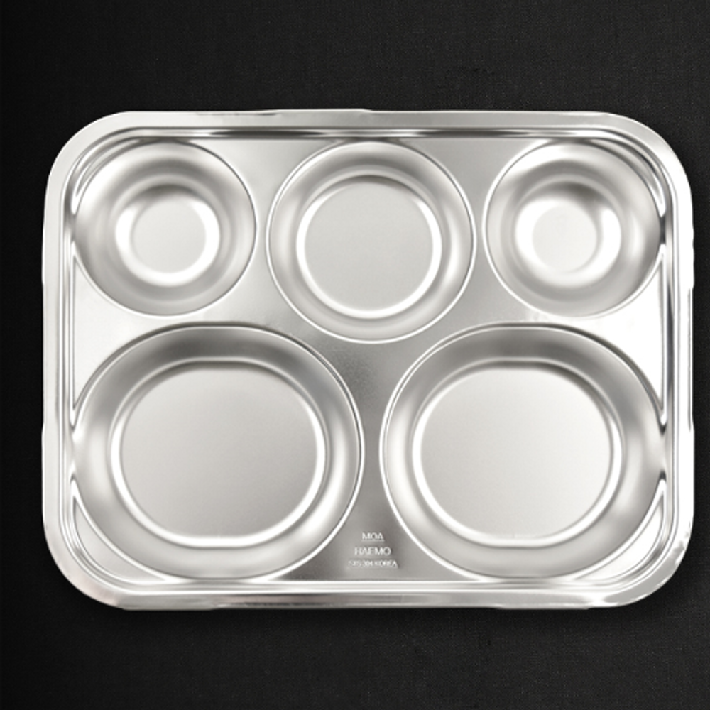 [Haemo] Durable Stainless Steel Suction Plate for Kids – Safe & Healthy Mealtime, Ideal for Daycare Use, Made in Korea