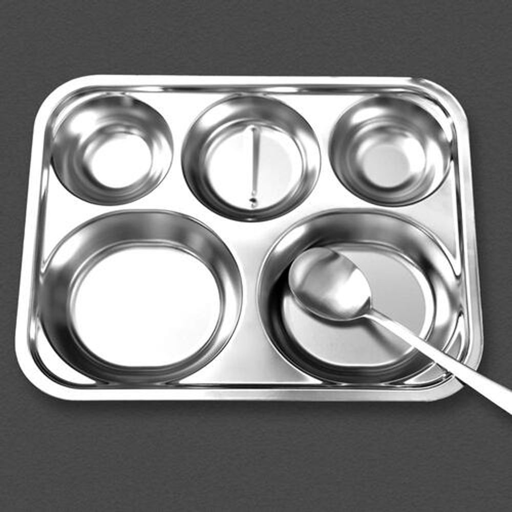 [Haemo] Durable Kids Stainless Steel Tray “Exclamation” – Safe & Healthy Mealtime, Made in Korea