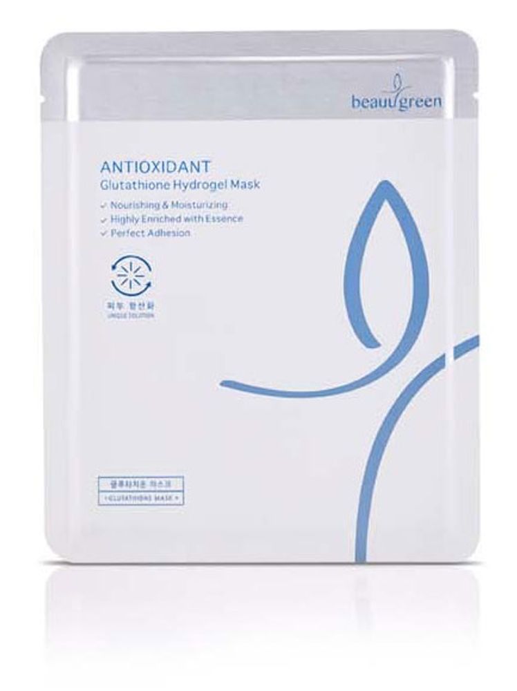 [BEAUUGREEN] Hydrogel Glutathione Mask Pack (1ea)_Glutathione, Mask Pack, Hydrogel, Mask, Skin Care, Skin Moisturizing, Soothing, Whitening, Elasticity_Made in Korea