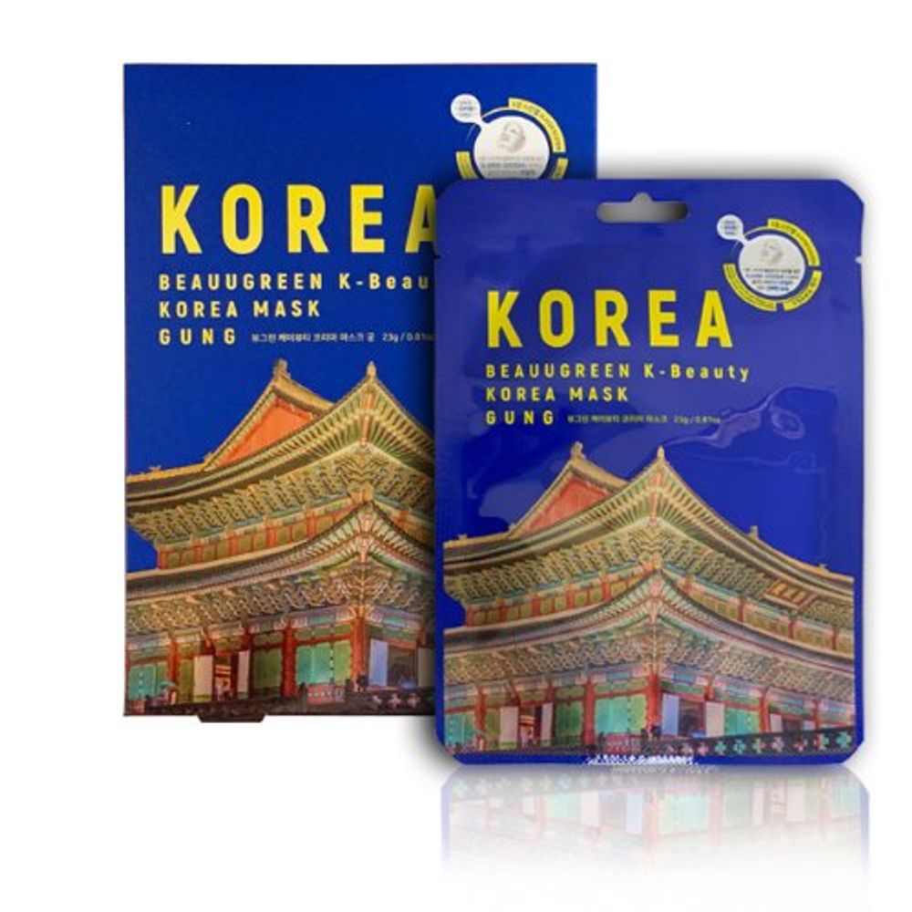 [BEAUUGREEN] K Beauty Korea Mask Palace (1ea)_K Beauty, Korea Mask, Mask Pack, Skin Care, Skin Soothing, Cosmetics, Korean Cosmetics, Natural Ingredients_Made in Korea
