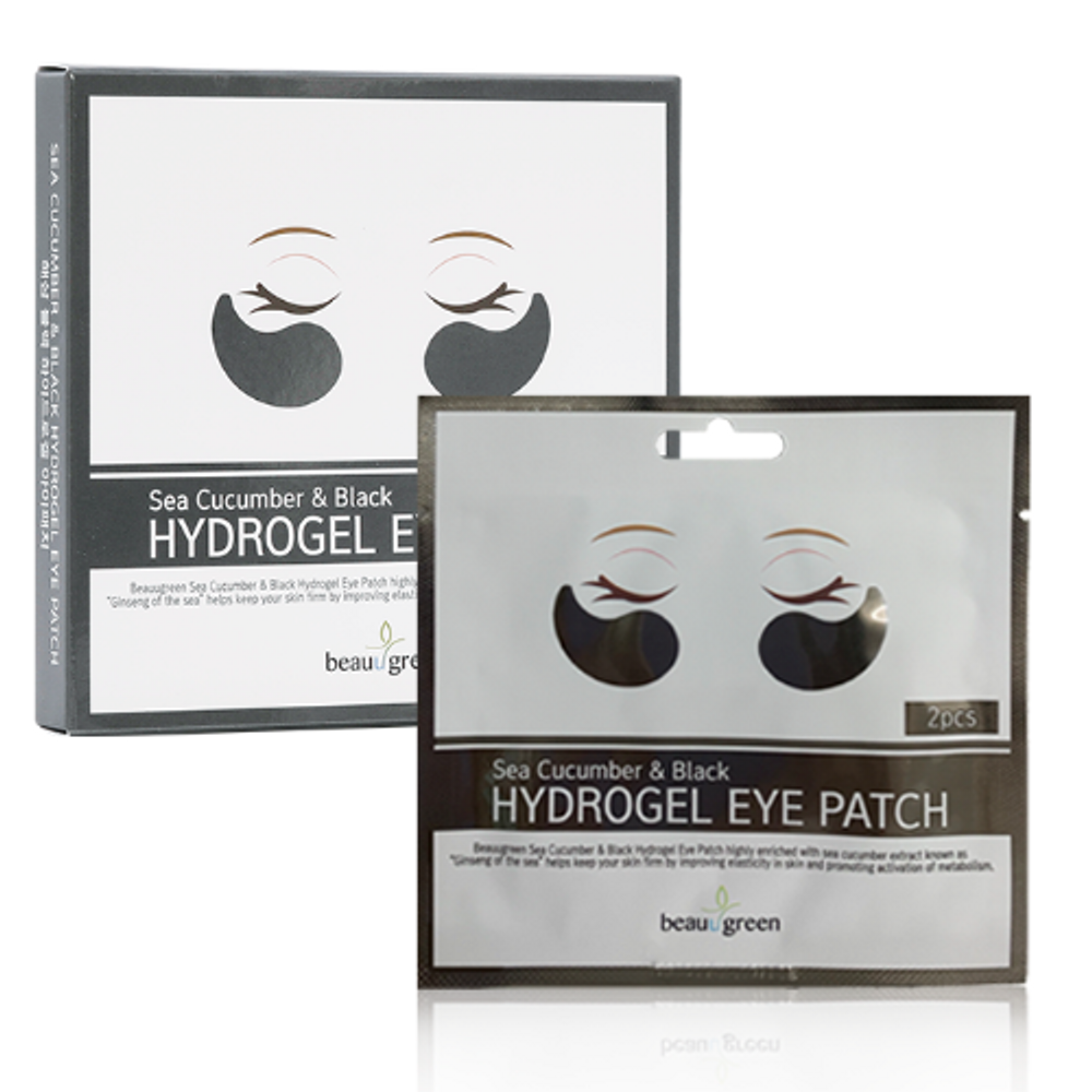 [BEAUUGREEN] Hydrogel Eye Patch Black(5 sheets) _ wrinkle care,Facilitating Skin Elasticity Metabolism_Made in Korea