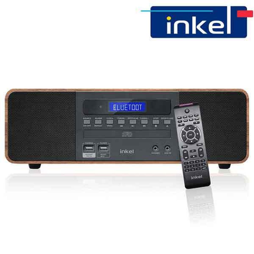 INKEL CD Player Audio IK-A360CD, Bluetooth, Equalizer, Alarm Setting, FM Radio, USB Memory Music Playback, AUX