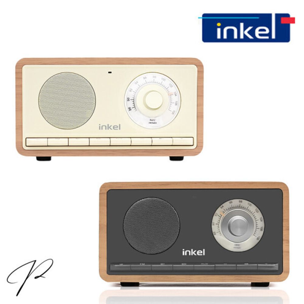 INKEL Inkel Retro Bluetooth Speaker IK-BT53C Bluetooth Clock, Radio, Retro Design
