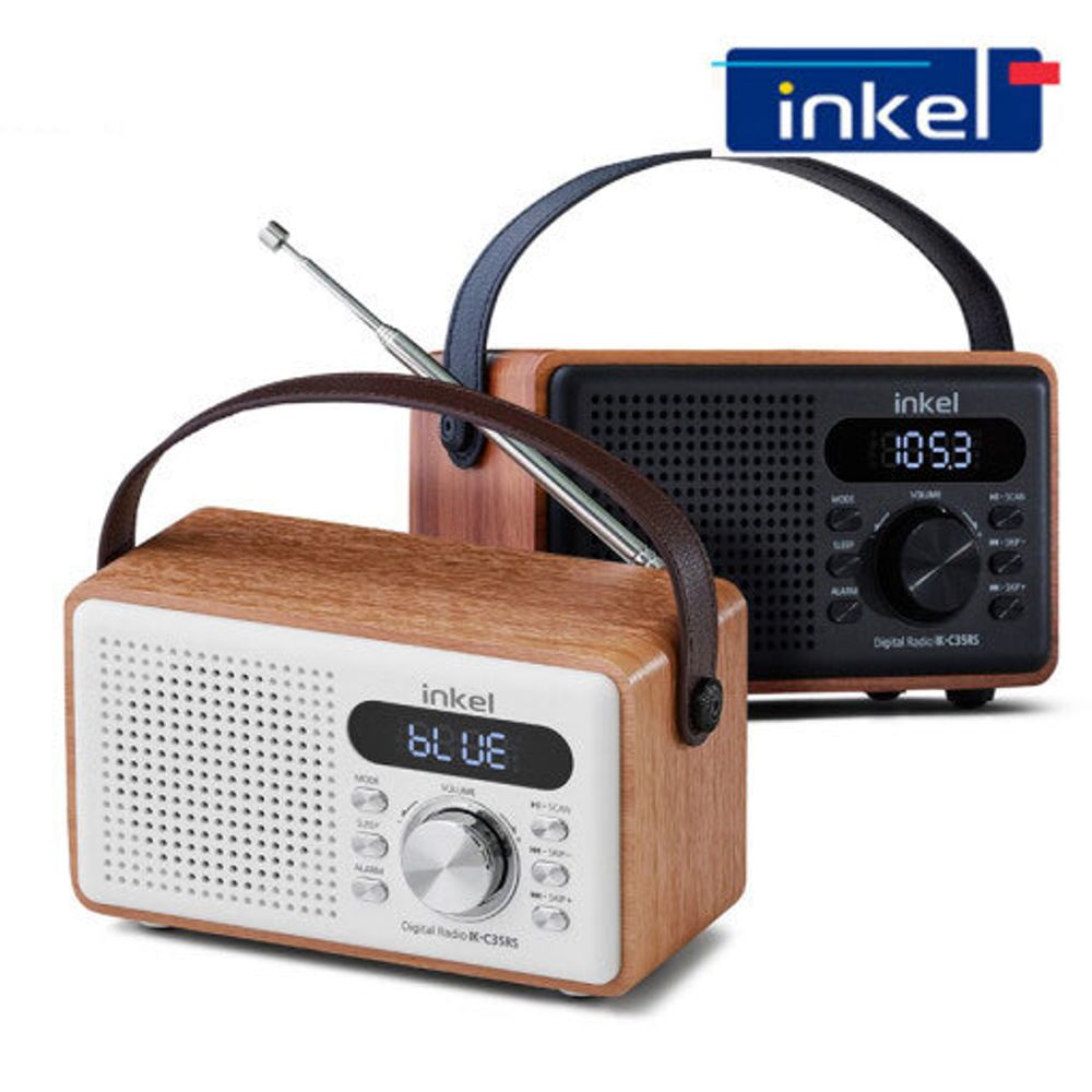 INKEL Retro Bluetooth Speaker IK-C35RS, Bluetooth, FM Radio, AUX, TF Card, USB, etc.