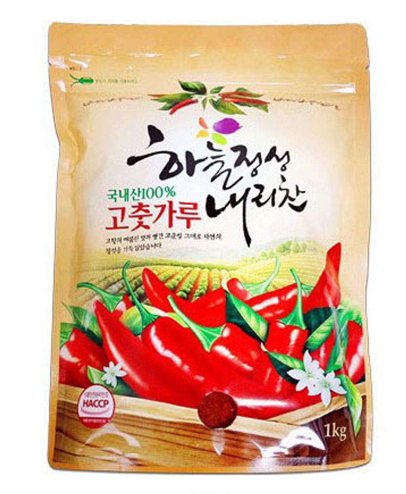 [hansaeng] heavenly chili powder 1kg_chili powder, domestic chili powder, spicy, dried chili pepper, natural devotion, quality control_Made in Korea