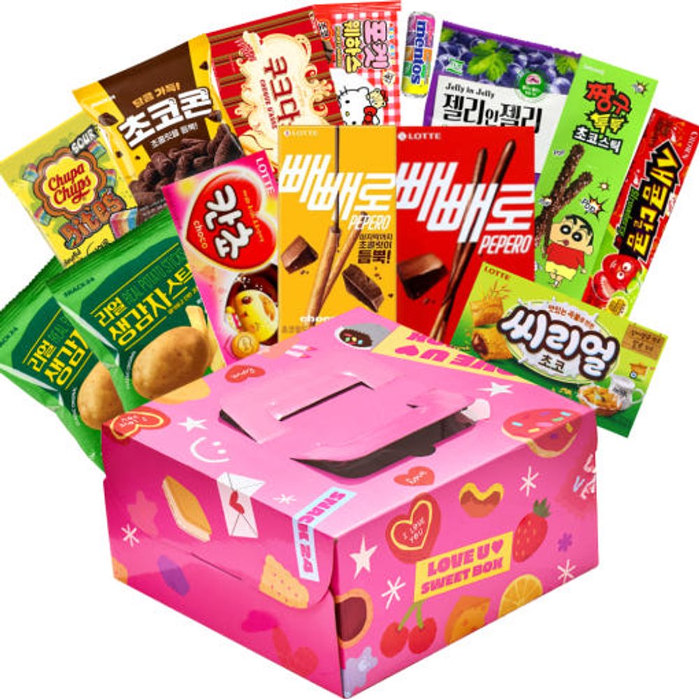 WeFun] Snack24 Love You Sweet Heart Cake Box