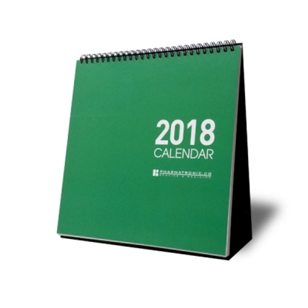 [ihanwoori] Pharmatronic Co., Ltd. (2018) Made-to-order calendar_custom-made, tabletop calendar, wall calendar, design request_Made in Korea