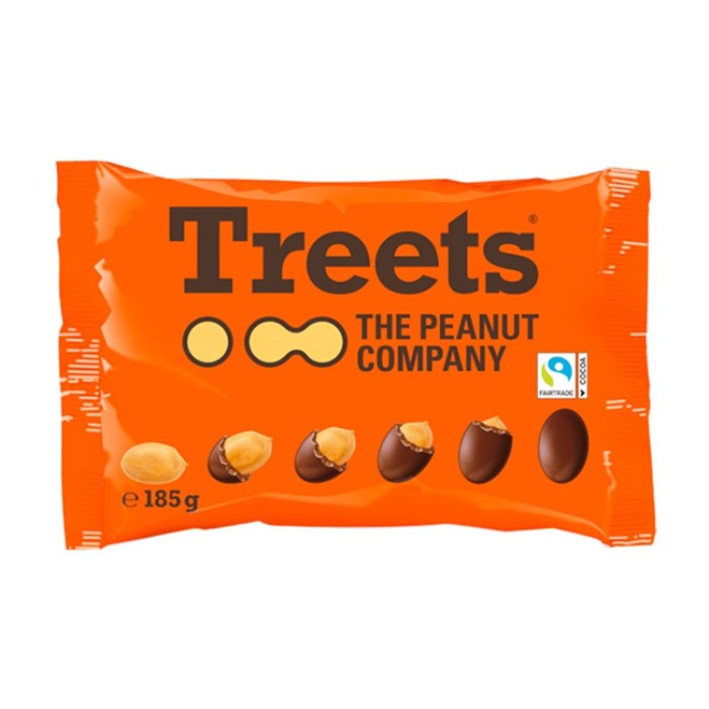 [SH Pacific] TREETS Treats Peanut Chocolate 185g_German Luxury Goods, Chocolate, Nuts, Milk Chocolate, Peanuts