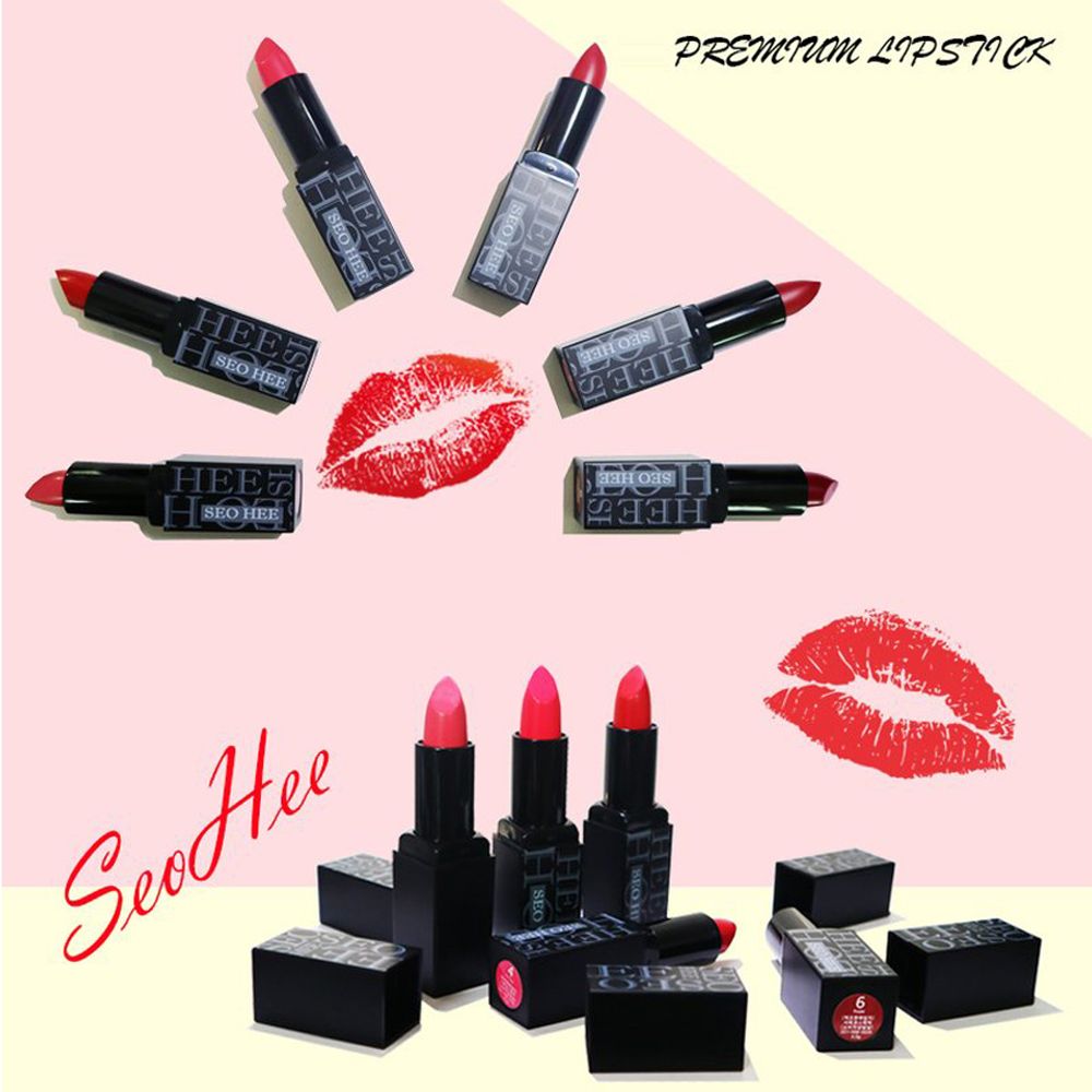 [Seohee Cosmetics] Seohee Premium Lipstick 3.5g 6 Kinds Choice 1_Seohee Cosmetics, Seohee Premium Lipstick, Lipstick Recommendation, Cosmetics Recommendation_Made in Korea