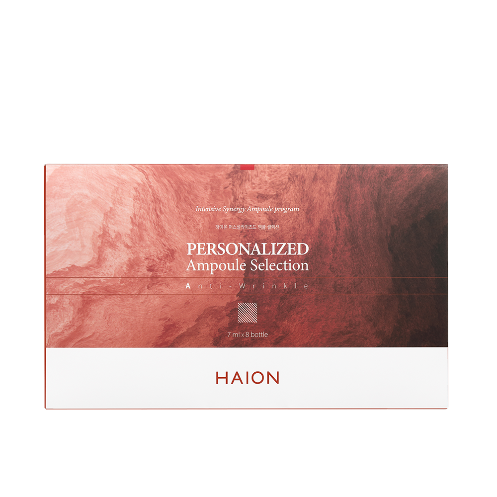 [HAION] Personalized Ampoule Selection Anti-Wrinkle 7ml x 8 bottle - Lifting, Skin Moisturizing, Brightening, Elasticity and Anti-Wrinkle Care, JEJU natural ingredients, Non-Irritating Tested - Made in Korea
