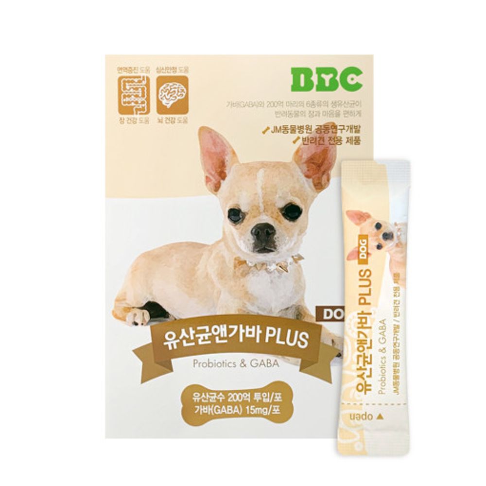 [BBC] Dog Lactobacillus & GABA Intestinal Nutrition Probiotics 30 Packets 2g_Dog Health, Dog Lactic Acid Bacteria, Dog Intestinal Health, Live Lactobacillus_Made in Korea