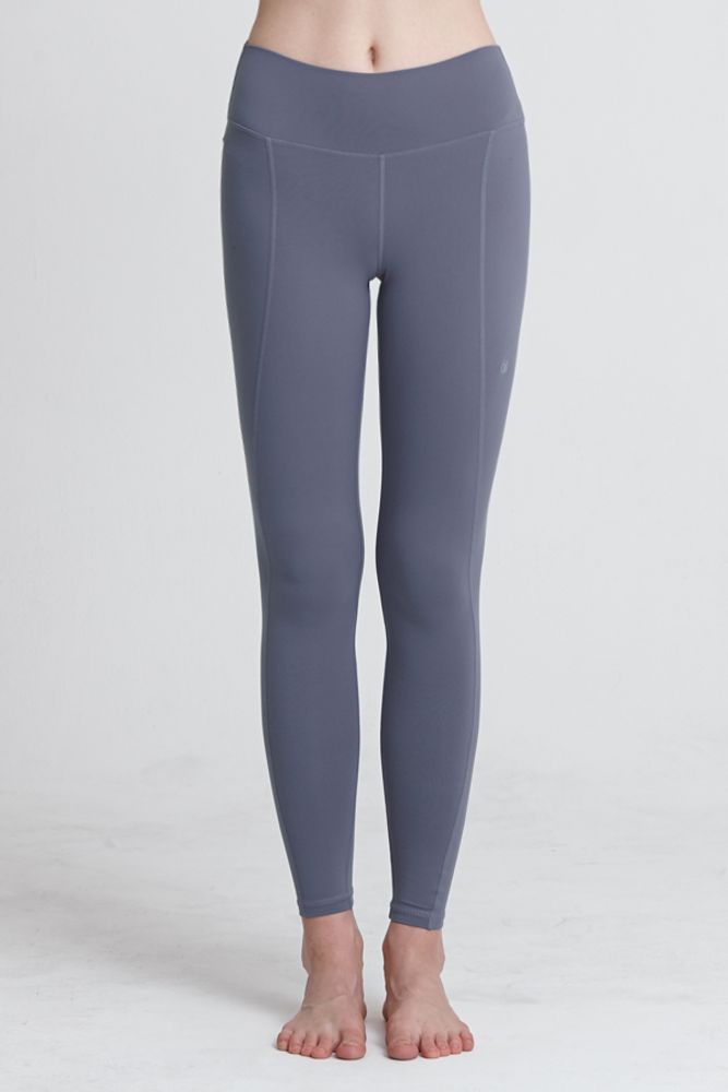 [Supplex] CLWP9055 Basic Leggings for Sea Blue, Yoga Pants, Workout Pants For Women _ Made in KOREA