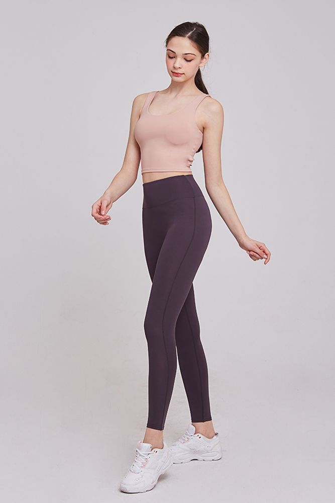 [Ultimate] CLWP9096 No-Fold Mild V Up Leggings Charcoal, Yoga Pants, Workout Pants For Women _ Made in KOREA