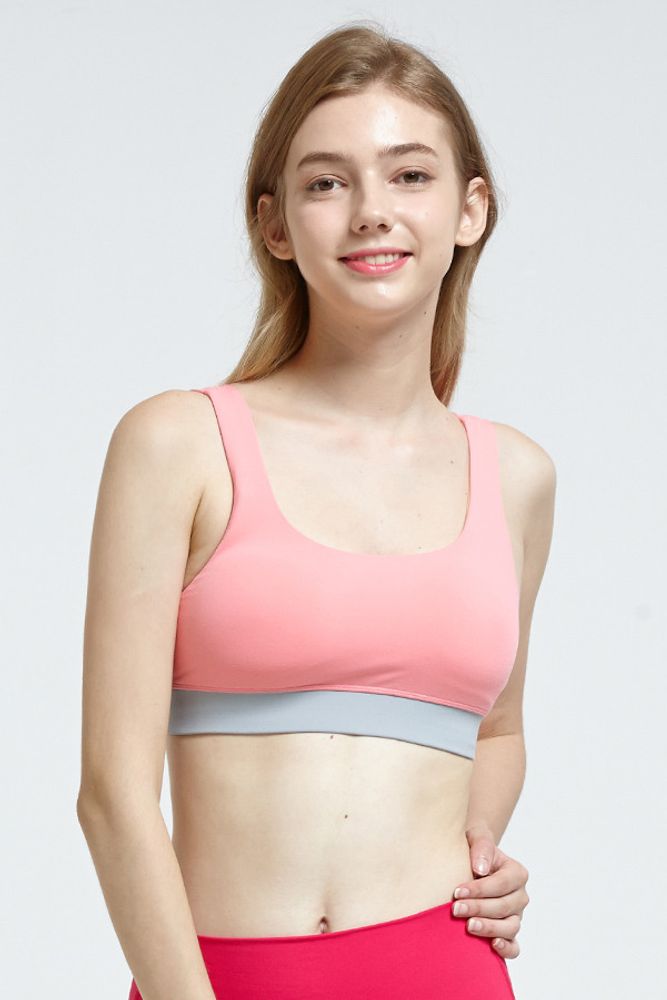 [Surpplex] Color Matching Bra Top Crystal Red
