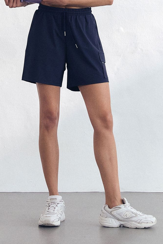 Cielcoco CLWP3014 Fresh Cargo Shorts Venturi Cooling Quick Dry Water Sports Activewear _ NAVY _ Made in Korea