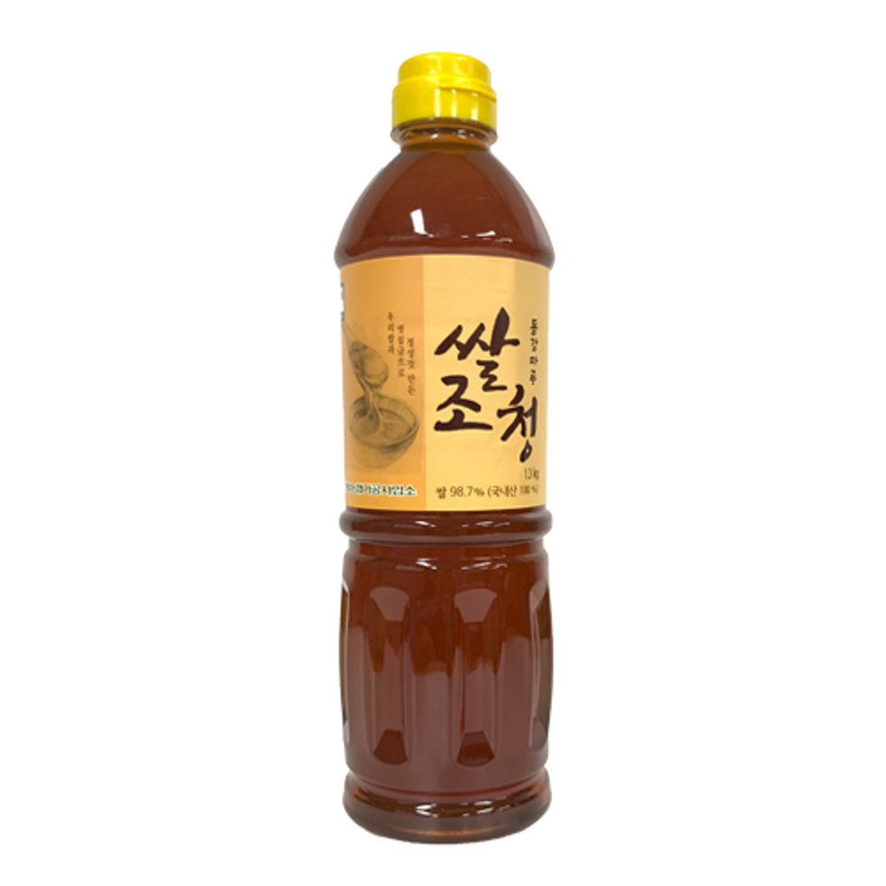 [Donggang Maru] Yeongwol Nonghyup Rice Jocheong 1.3KG _100% Woori Rice, Rice Jocheong, Old Cauldron Syrup, Traditional Seasoning_Made in Korea