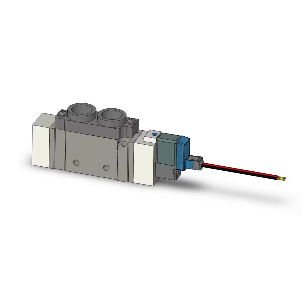 SMC SY7120-4LZ-02-ROAS MRO, valve, sgl sol, body pt (ac)