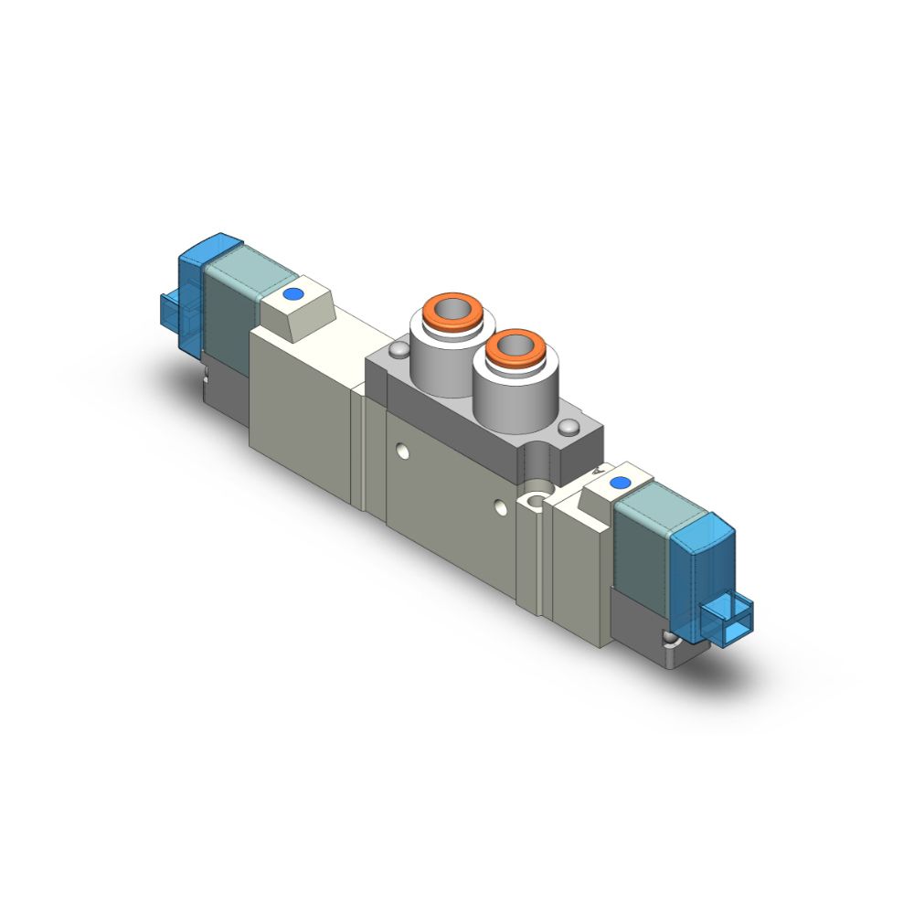 SMC SY5320-5LOZ-C6 valve-ROAS MRO, dbl sol, body pt (dc)