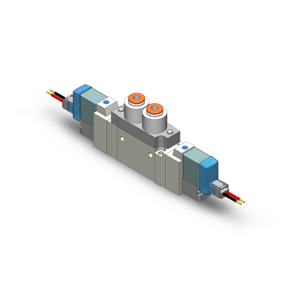 SMC SY5220-5LZ-C4 valve-ROAS MRO, dbl sol, body pt (dc)