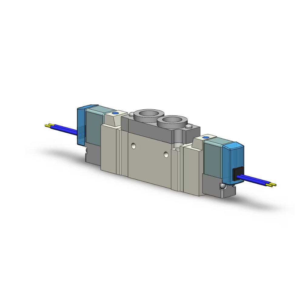 SMC SY5220-5GZ-01 valve-ROAS MRO, dbl sol, body pt (dc)