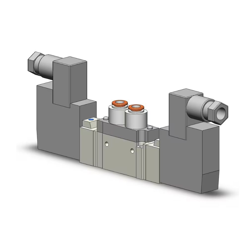 SMC SY5220-4DZ-C6 valve-ROAS MRO, dbl sol, body pt, din