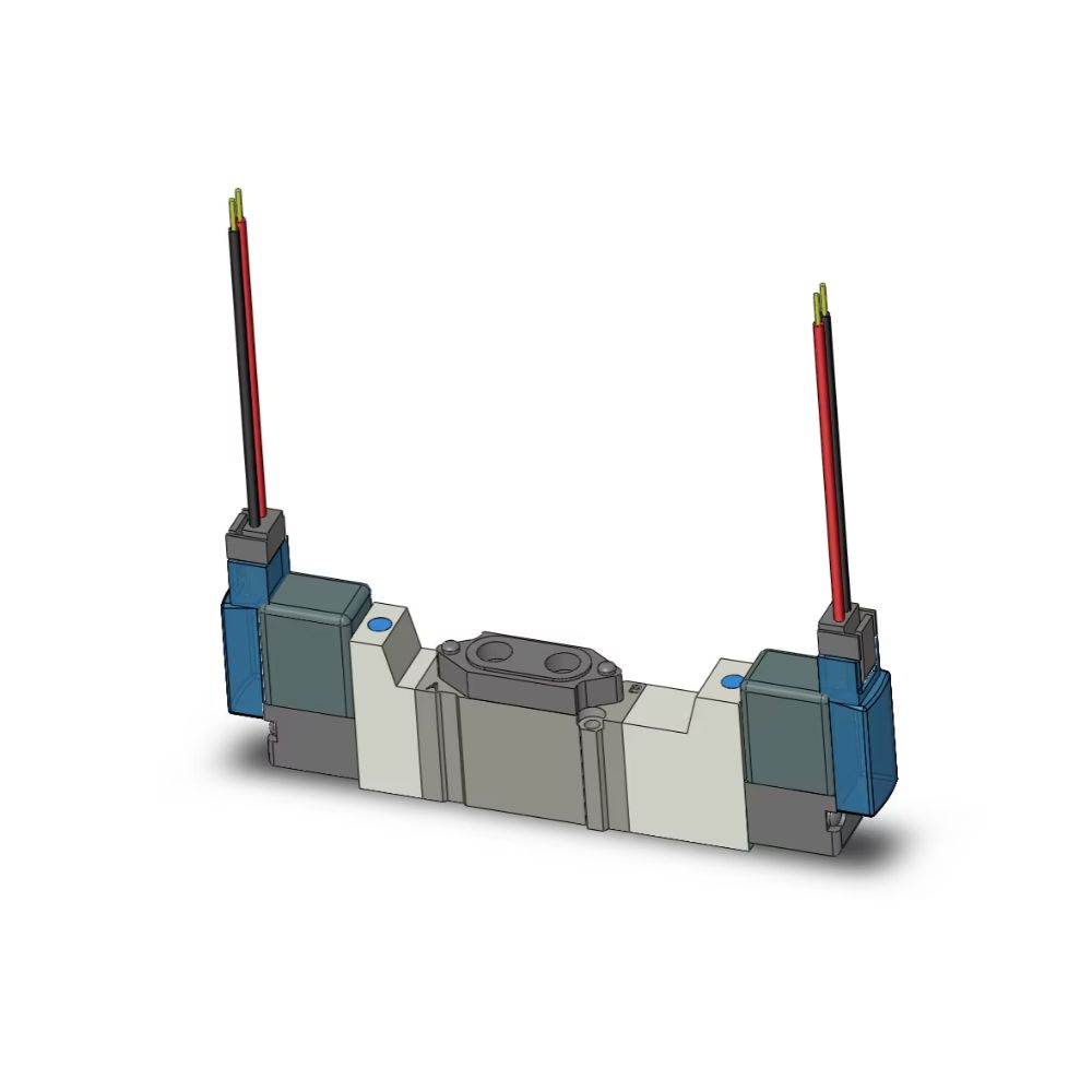 thumbnail image 2 of SMC SY5140-5LOZ Solenoid Valve – 5 Port, Base Mount, PLC Ready (New) 2 of 5