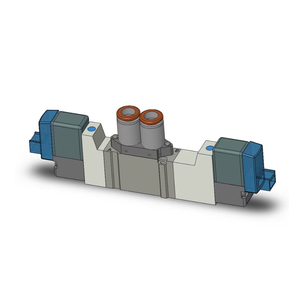 SMC SY3420-5LOZ-C6 valve-ROAS MRO, dbl sol, body pt (dc)