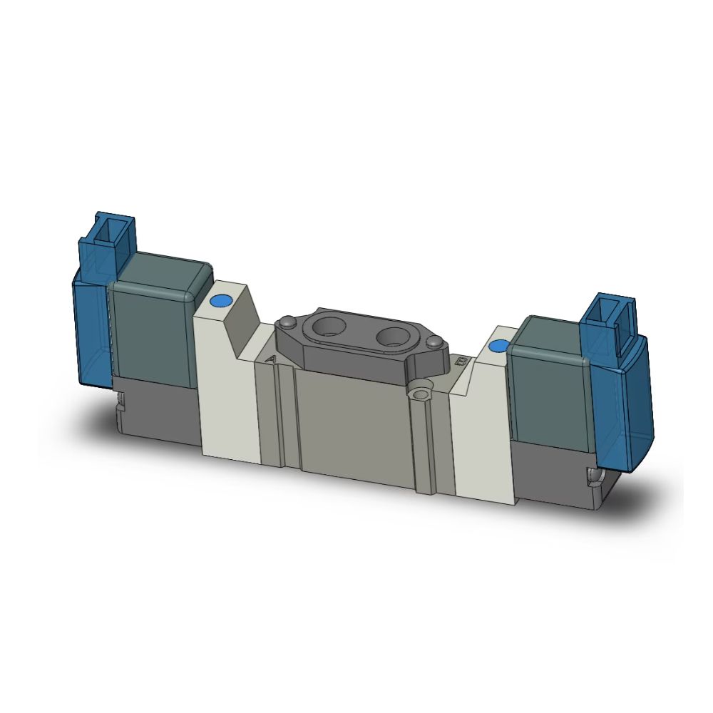 SMC SY3220-5MOZ-M5 valve-ROAS MRO, dbl sol, body pt (dc)