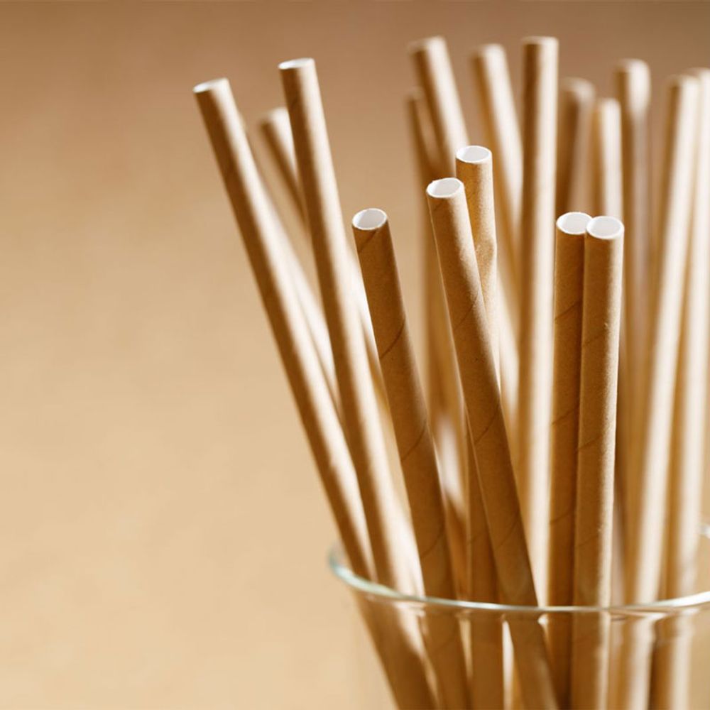 [Koskopaper] White 4-ply Paper Straw 7mm x 210mm _Eco-friendly, Straw, Disposable, Natural Pulp_Made in Korea