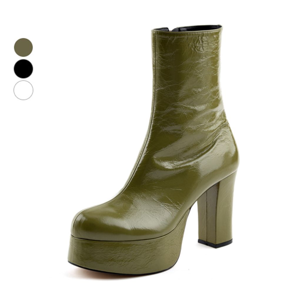 [NOTHING WRITTEN]RIDING MID-ANKLE ブーツ★新作・24AW★韓国★ KUHEE] Ankle_2323K 10cm