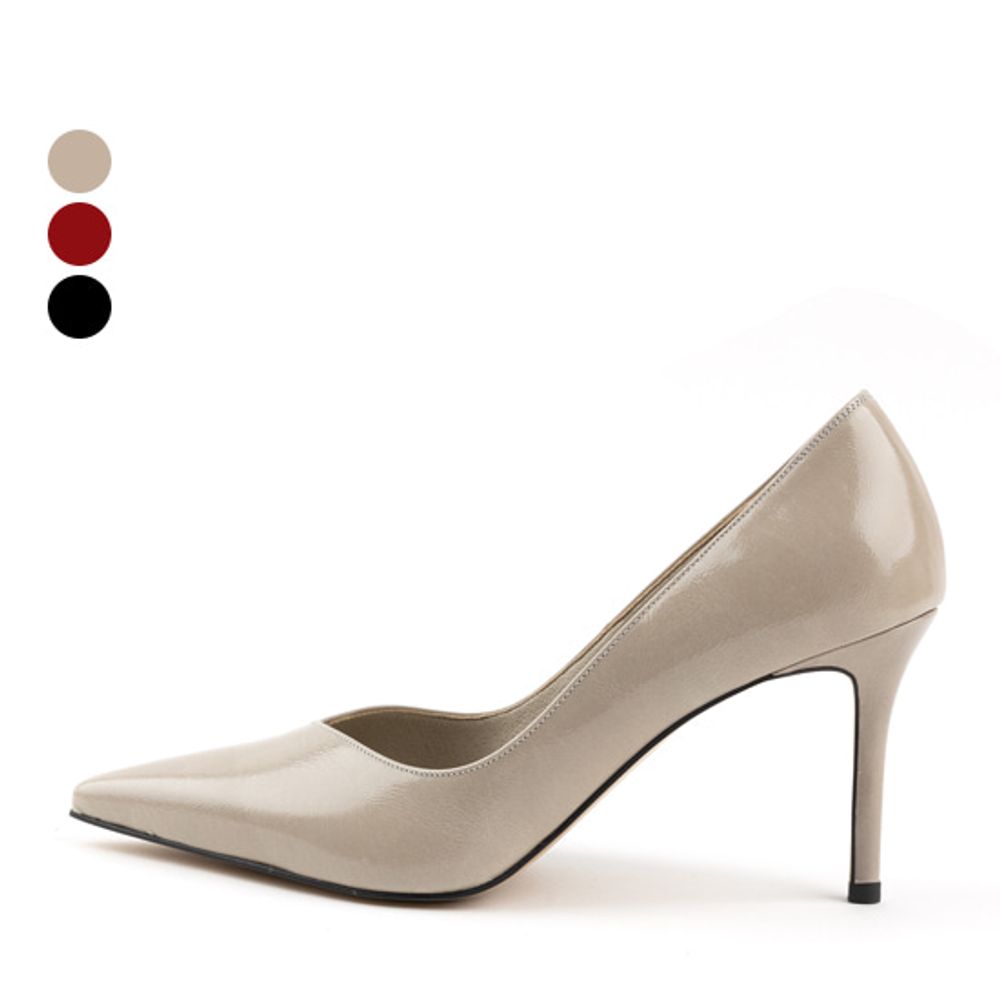 [KUHEE] Pumps_2327K 8cm _ Pumps Women's High heels,  Wedding, Party shoes,  Handmade, goat skin _ Made in Korea