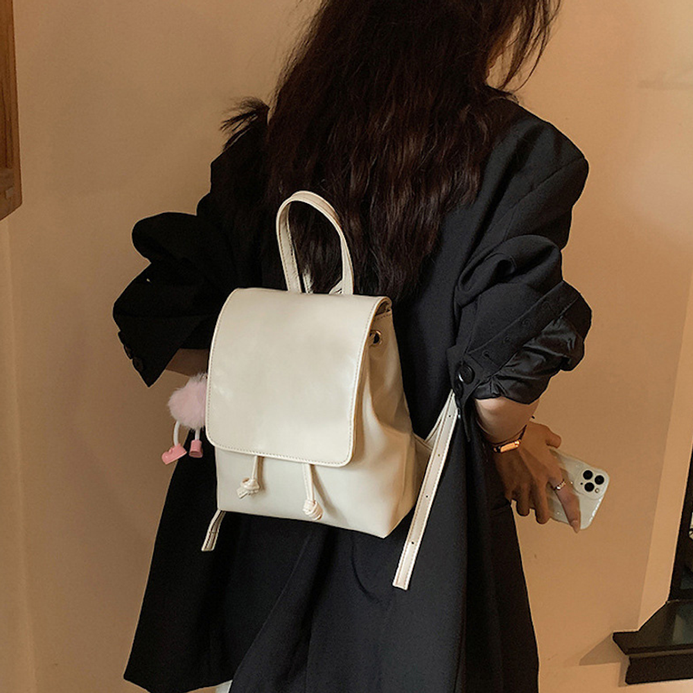 [GIRLS GOOB] Women's Mini Backpack with Keyring Shoulder Bag, China OEM