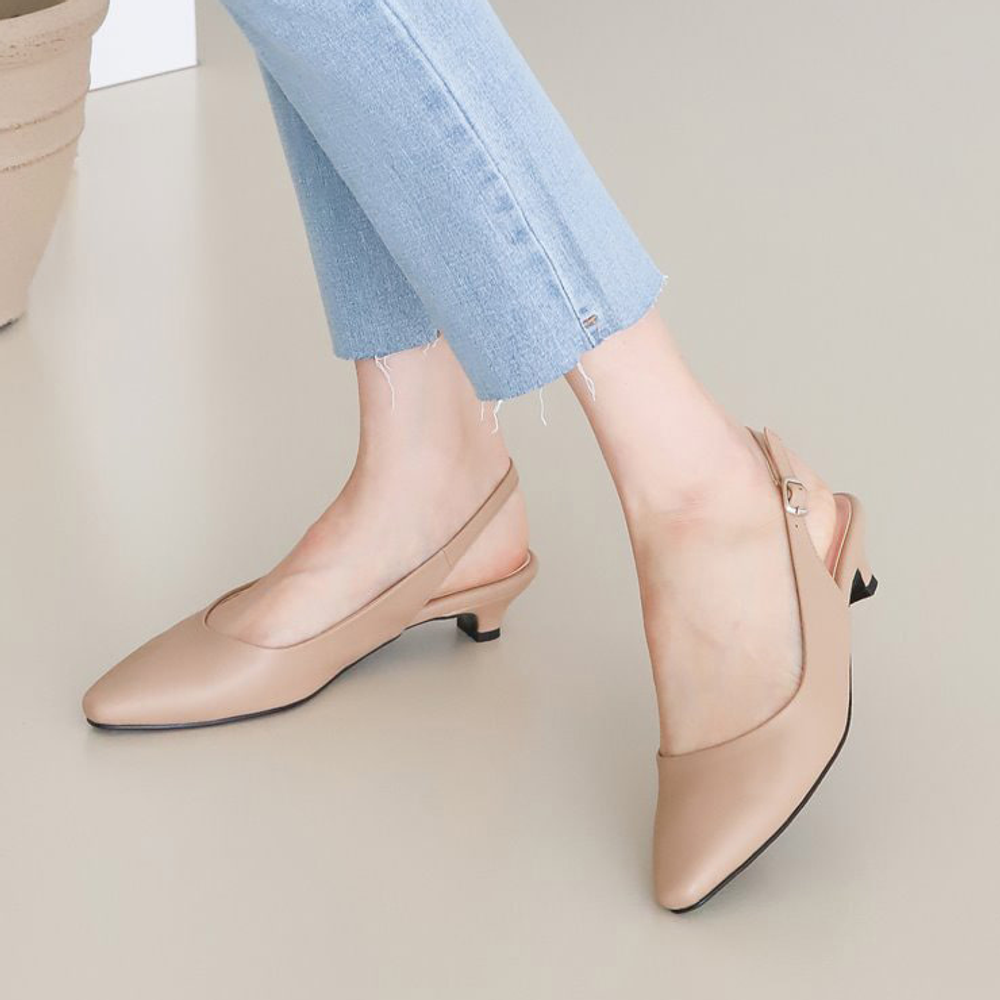 pointed low heels