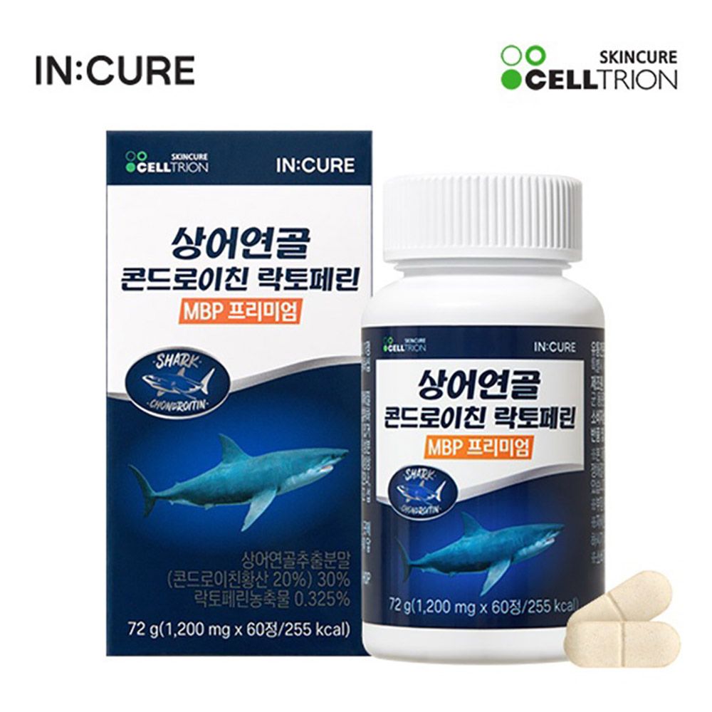 [CELTRION] Shark Lotus Condroitin Lactoferrin MBP Premium 1200mg x 60 tablets_Bone Health , Joint Support Supplement-Made in Korea