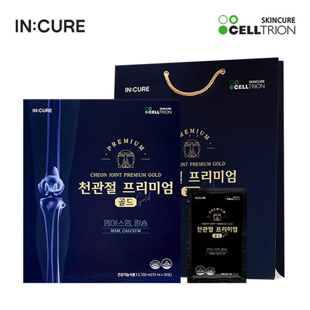 [CELTRION] In:cure Cold Joint Premium Gold 70ml x 30 bags_Bone Health , Joint Support Supplement-Made in Korea