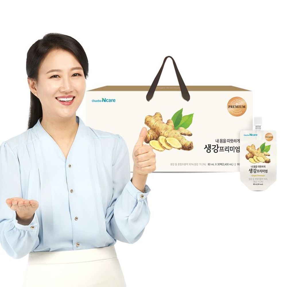 [ChunhoNcare] Ginger Premium 80ML*30 PACK, Jujube, Cinnamon, Licorice - Made in Korea