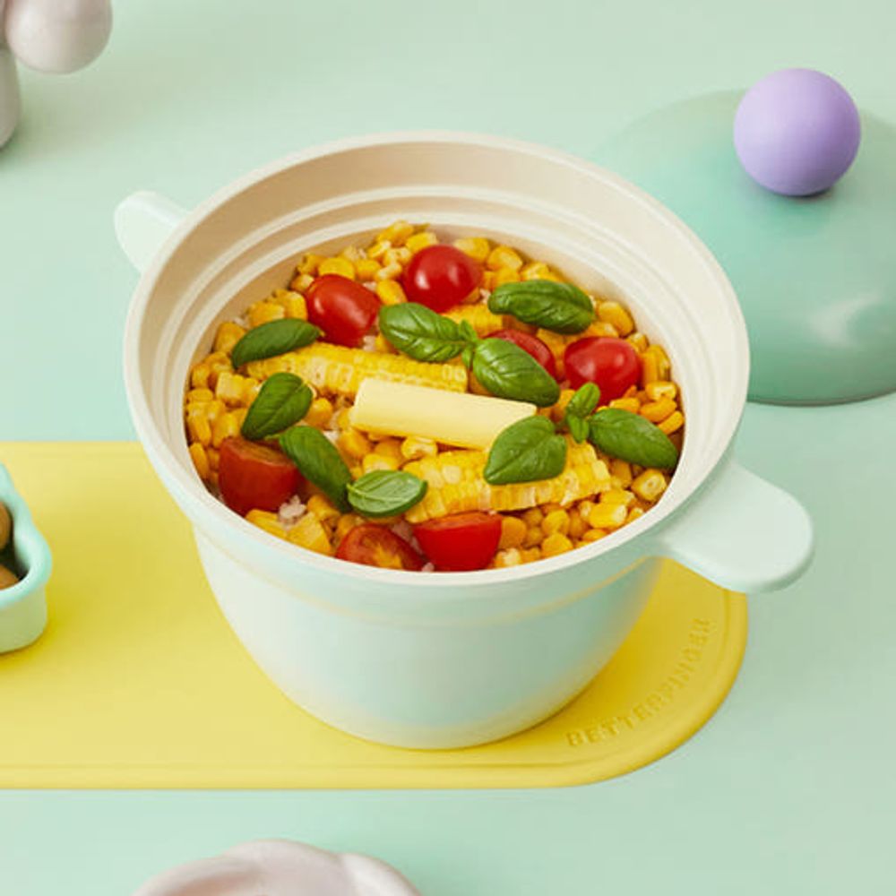 [BETTER FINGER] Kitchen Essential 6 Inch Rice Pot with 2 Lids