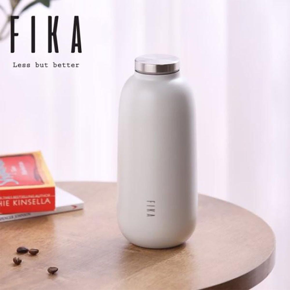 [NEOFLAM] FIKA Round Bottle Tumbler 400ml-Stainless Steel Bottle, Stainless Steel Vacuum Insulated Tumbler-Made in Korea