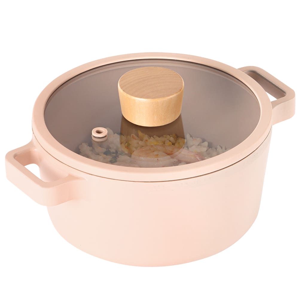 [Neoflam] FIKA OBJET Mini Peach 16cm Stockpot _ Stylish and Eco-Friendly Premium Cookware  _Made in Korea