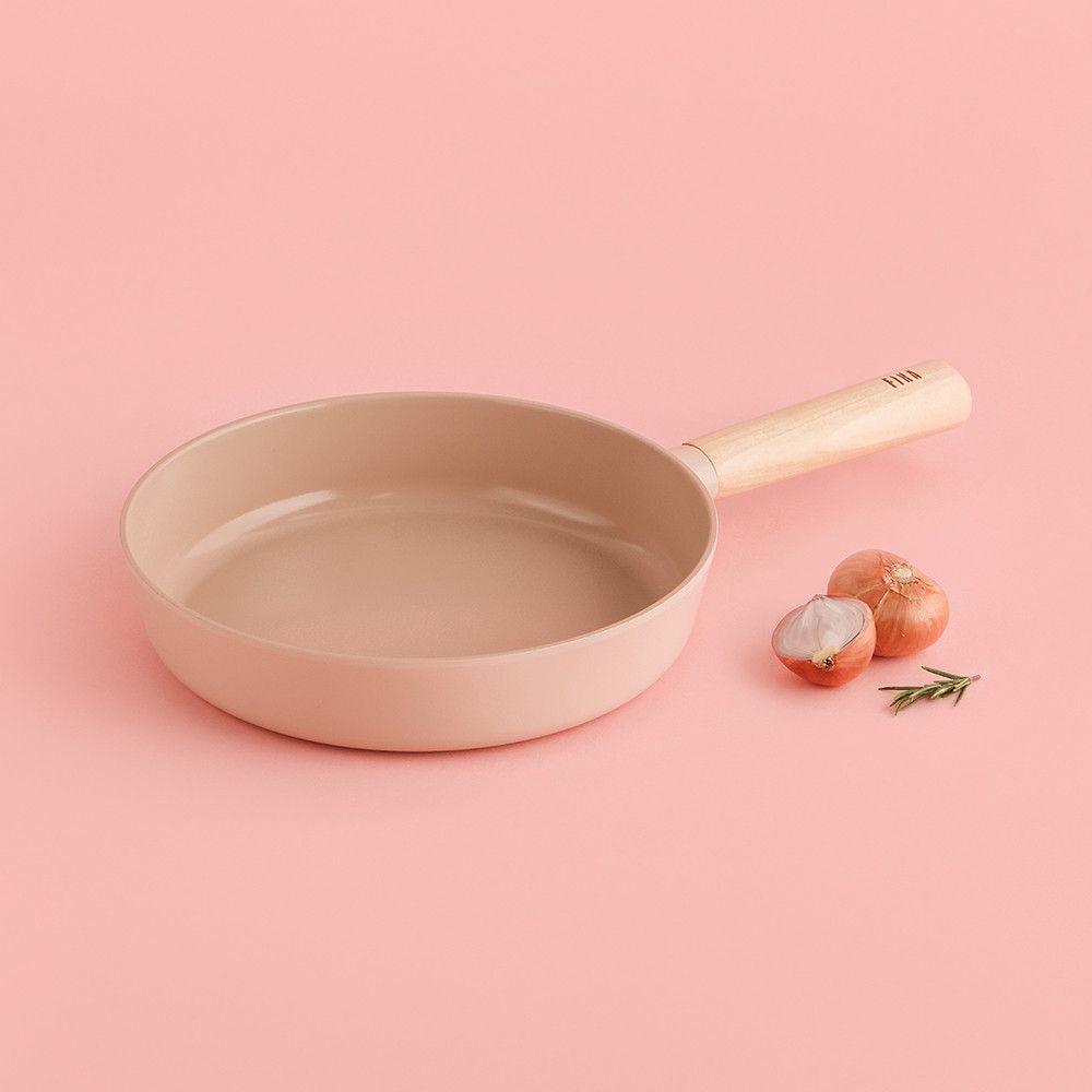 [Neoflam] FIKA OBJET Mini Peach 24cm Frying Pan _ Stylish and Eco-Friendly Premium Cookware  _Made in Korea