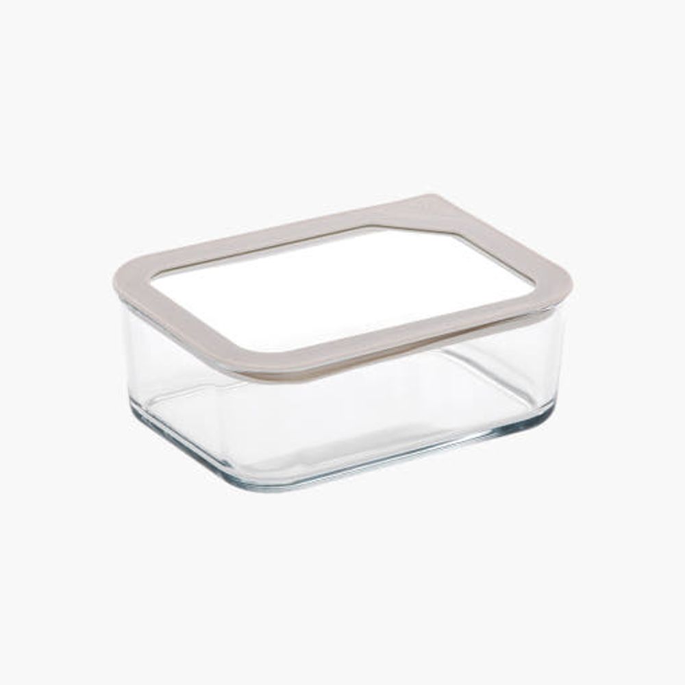 [NEOFLAM] FIKA ONE Glass Modular Airtight Container  Rectangular 1300ml – A Practical and Eco-Friendly Kitchen Essential