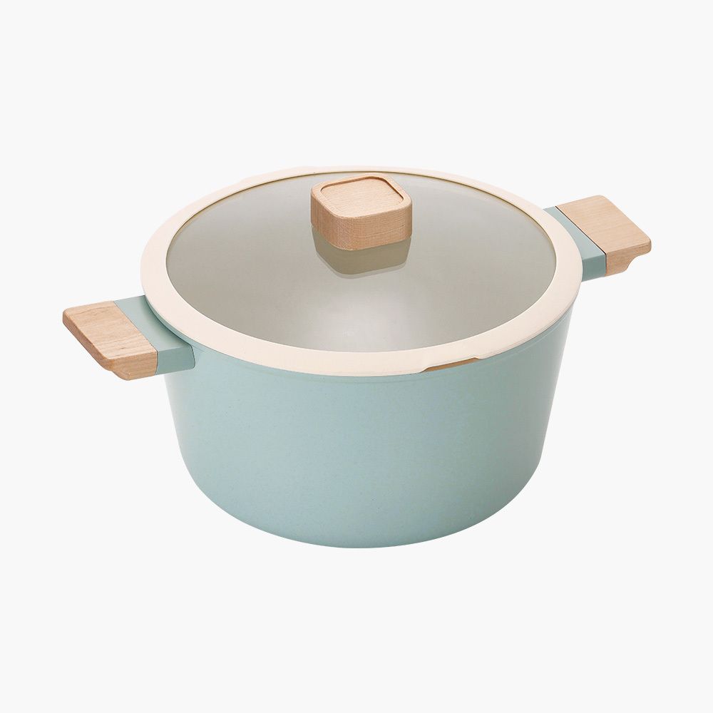 NEOFLAM Reverie IH Casserole Pot 24cm – Mint Ceramic-Coated Healthy Cookware _ Made in Korea