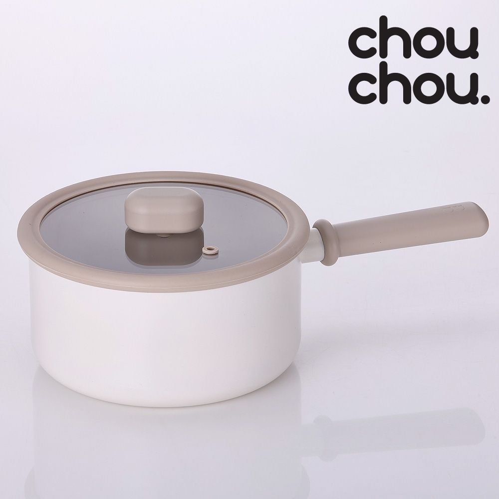 NEOFLAM Chouchou IH Full Induction Saucepan 18cm _ Premium Ceramic Cookware with Cute Design & Full Induction Performance _Made in Korea