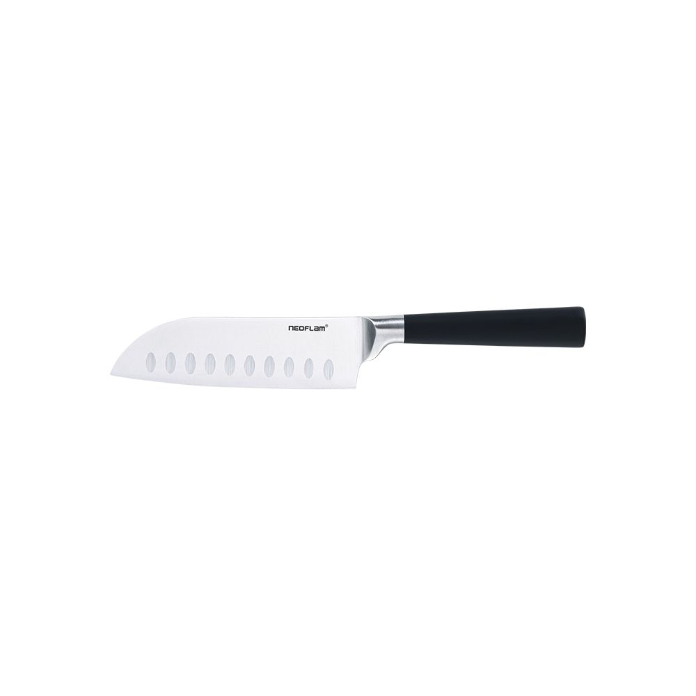 NEOFLAM Dolce 5" Santoku Knife – Compact Non-Stick Embossed Blade for Easy Cutting