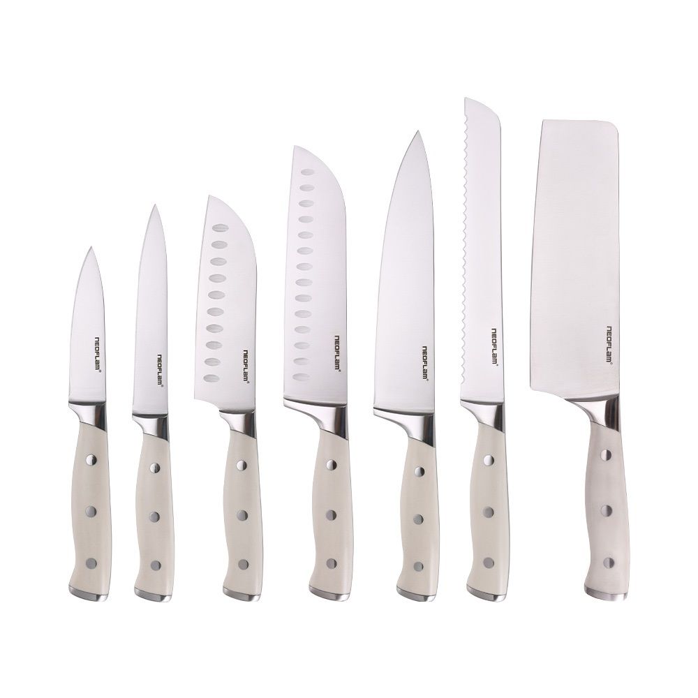 NEOFLAM  Classic Knife Set (7-Piece) – Complete All-In-One Essential Kitchen Set