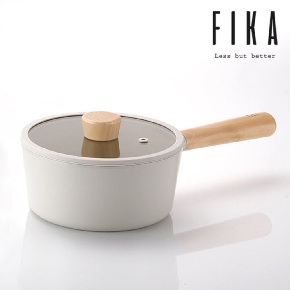 NEOFLAM Fika 18cm Saucepan _ Swedish-Inspired Design & Healthy Ceramic Cookware _ Made in Korea