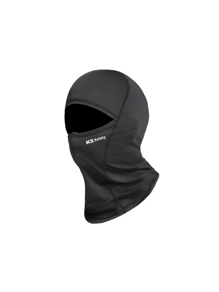 K2 Safety Cool Balaclava Black – Antibacterial, Quick-Dry AeroSilver Mesh, Breathable & Comfortable Sports Face Cover