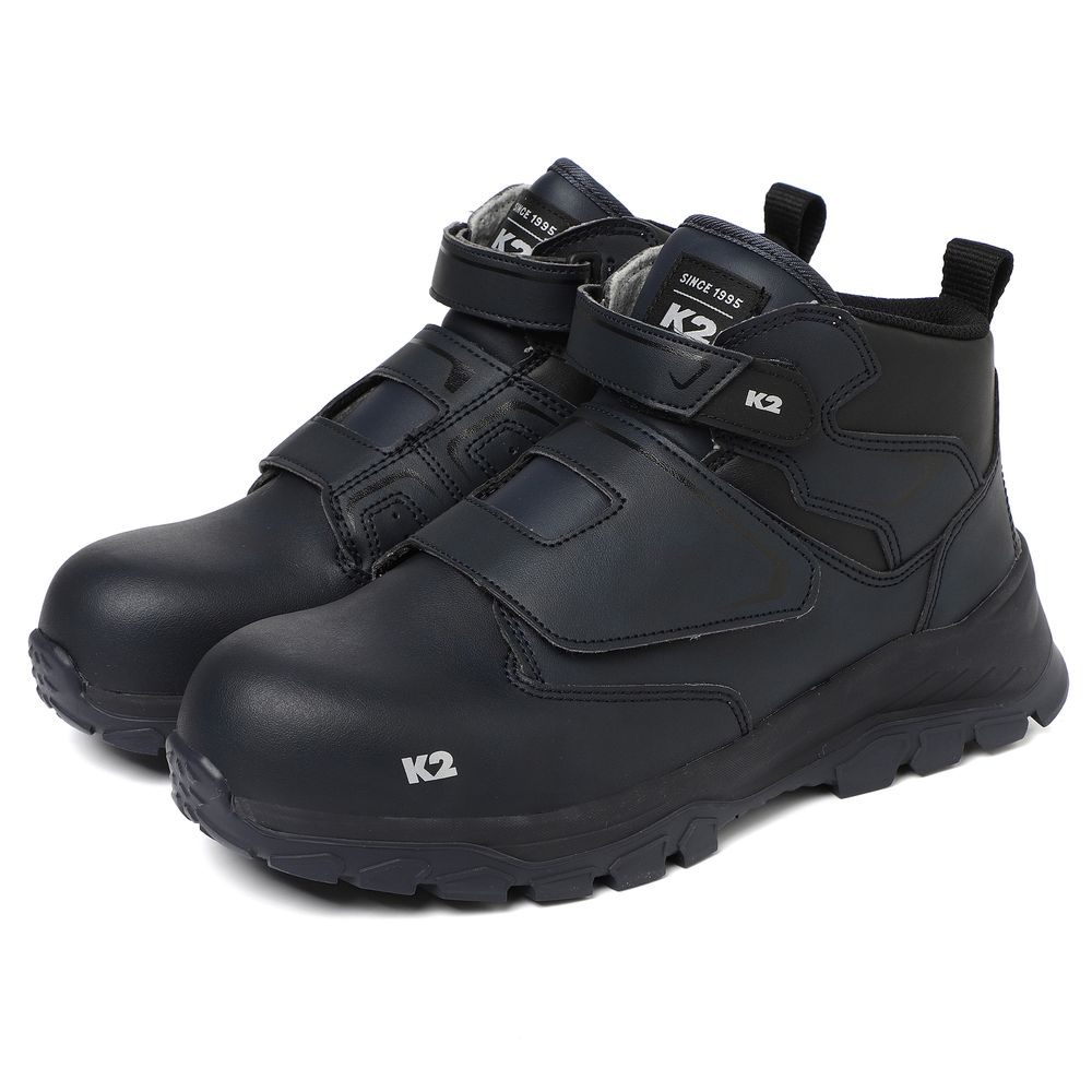 K2 Safety K2-111N (Navy) – Wide Toe Cap Lightweight Safety Shoes with EVA Cushion & Slip-Resistant Outsole